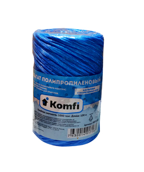 Шпагат 1000 текс 100м полипропилен.син. 1*60