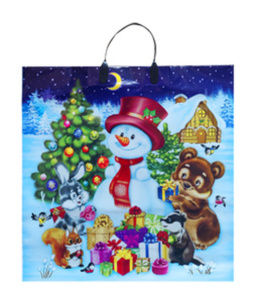 Снеговик с пл.ручк 40*42 (100) 1/10*100