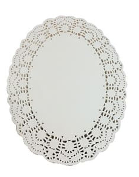 Салфетка ажур. овал д.19*27см 250шт
